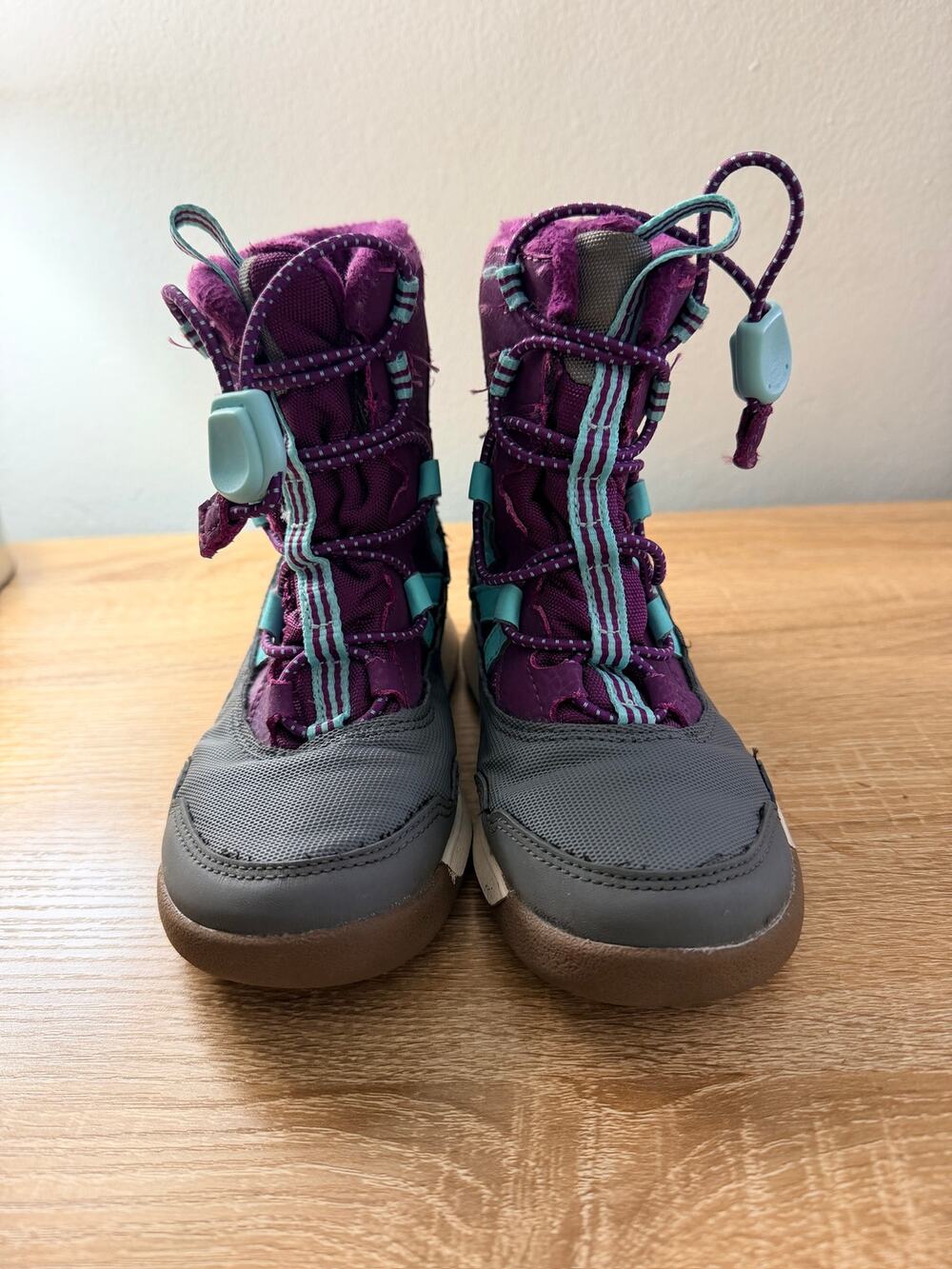 Merrell Snow Crush Waterproof Insulated Purple Blue Boot size 11 Kids